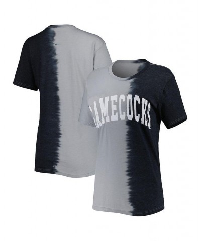 Women's Black South Carolina Gamecocks Find Your Groove Split-Dye T-shirt Black $20.00 Tops