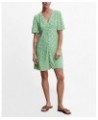 Women's Flowy Printed Dress Green $35.99 Dresses